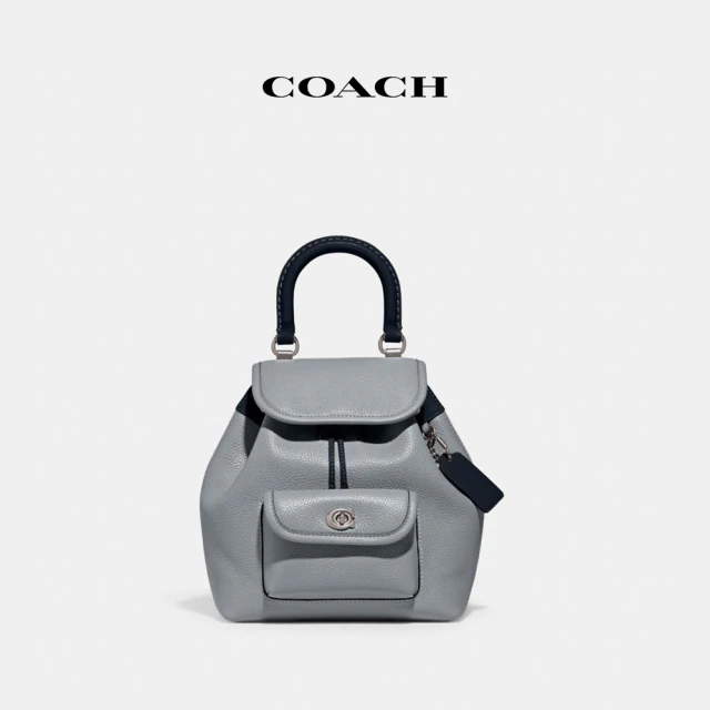 COACH 經典LogoTERI單肩包-IM/胡桃木色/黑色