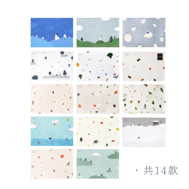 【CLEAN 克林】插畫信封袋(Kerkerland  明信片信封 名片信封 邀請函 彩色信封 西式信封 喜帖信封 信封袋)