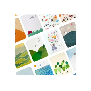 【CLEAN 克林】插畫明信片(Kerkerland 雙面明信片 明信片 文創 文青 畢業卡 生日卡片 祝賀卡 慶生卡片)