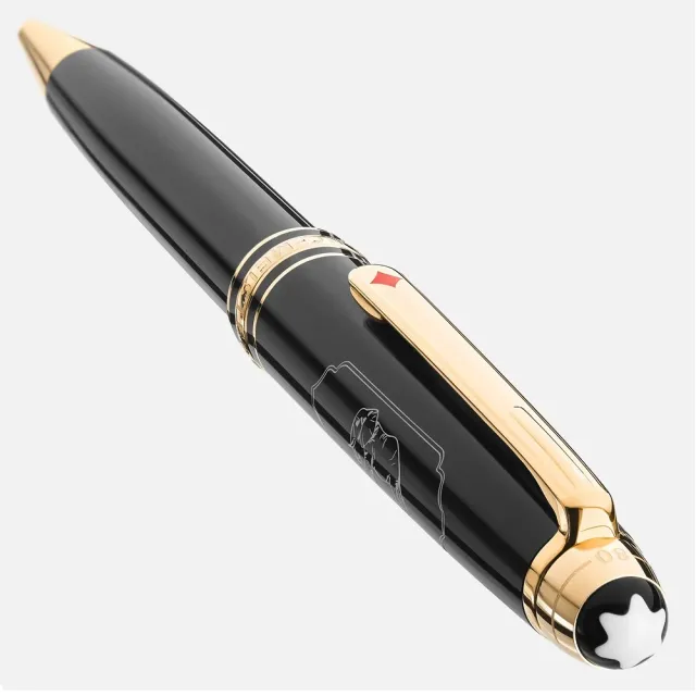 【MONTBLANC 萬寶龍】大班系列 2023年環遊世界80天限量原子筆(黑色)