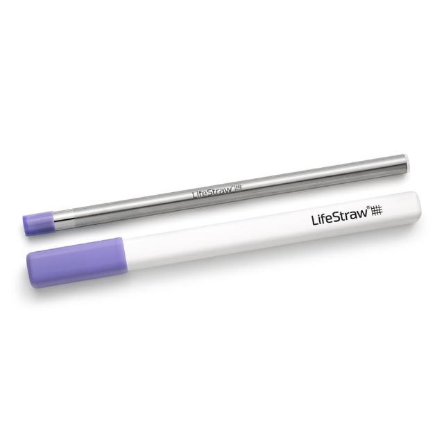 【LifeStraw】SIP 不鏽鋼生命淨水吸管｜淡紫色(過濾髒水 濾水 旅遊 登山 健行 露營 急難 求生)
