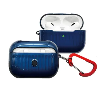 【MAXIA】AirPods Pro 2 迷你行李箱保護殼-皇家藍(MA-Pro 2)