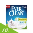 【EverClean 藍鑽】強效凝結除臭貓砂10L-2入組(歐規)