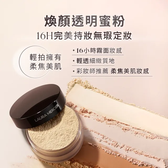 【LAURA MERCIER 蘿拉蜜思】煥顏透明蜜粉 29g(冠軍蜜粉 定妝散粉 LAURA MERCIER)