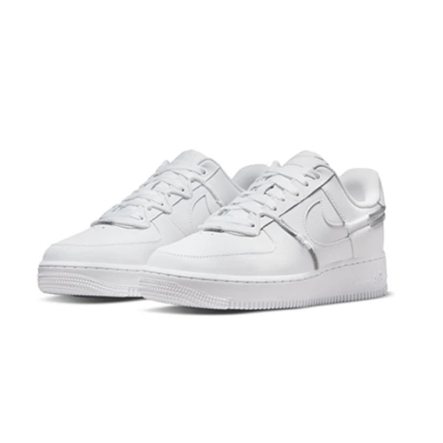 NIKE 耐吉 Nike 休閒鞋 W Air Force 1 07 LX 女鞋 車縫鞋面 小白鞋 白 銀 DH4408-101