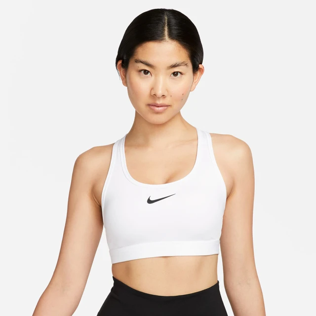 NIKE 耐吉 AS W NK SWSH MED SPT BRA 女 運動內衣 中度支撐 白(DX6822100)