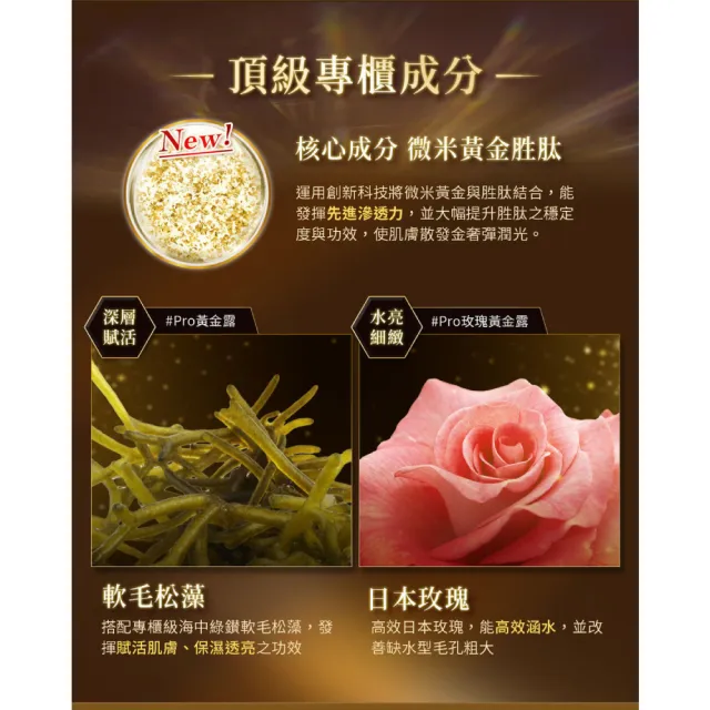 【Bio-essence 碧歐斯】新升級BIO金萃玫瑰黃金精華露/金萃黃金精華露100mlx2入組(2款任選)