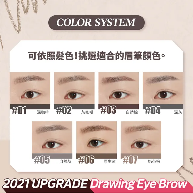 【ETUDE】素描高手造型眉筆8入組