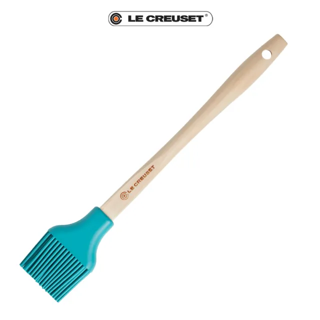 【Le Creuset】耐熱矽膠B油刷(薄荷綠/加勒比海藍/櫻桃紅 3色選1)