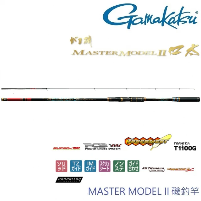 GAMAKATSU MASTER MODEL 口太大師 II MH53 磯釣竿 二代(公司貨)