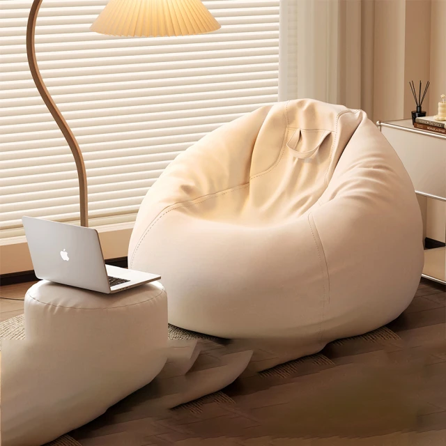 TAHAN casa 大漢家具 伊恩半牛皮L型四人沙發(含艾