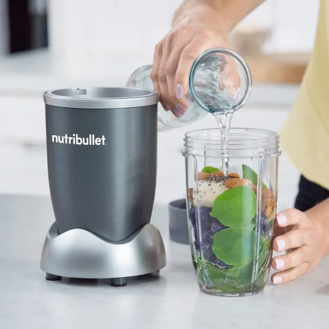 【美國NutriBullet】600W高效營養果汁機(金屬灰)