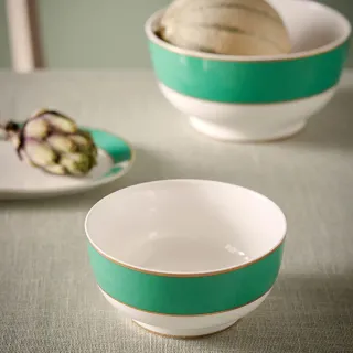 【PIP STUDIO】Chique Gold 碗12.5cm-綠