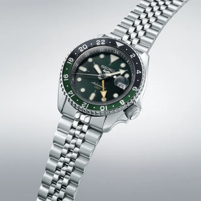 【SEIKO 精工】5 SPORTS系列 水鬼 GMT機械錶-42.5㎜(4R34-00A0G/SSK035K1)