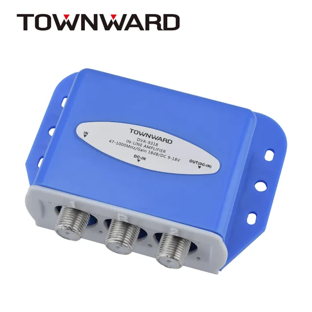 【TOWNWARD 大城科技】數位電視放大器 強波器(無線電視/電視天線/訊號放大/訊號增強/型號:DVA-9318)