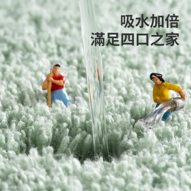 【Shely】浴室加厚毛絨吸水地墊 衛生間加厚地毯 廚房防滑地墊 地毯 40*60cm  禮物