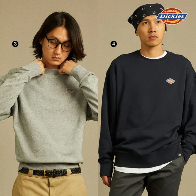 【Dickies】男女款經典Logo大學T(多款任選)