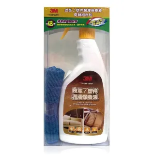 【3M】38149皮革塑件保養潤澤液 500ml(送擦拭布1條)