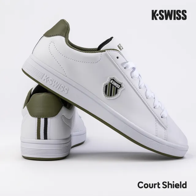 【K-SWISS】時尚運動鞋 Court Shield-男女-多款任選(快倉限定)