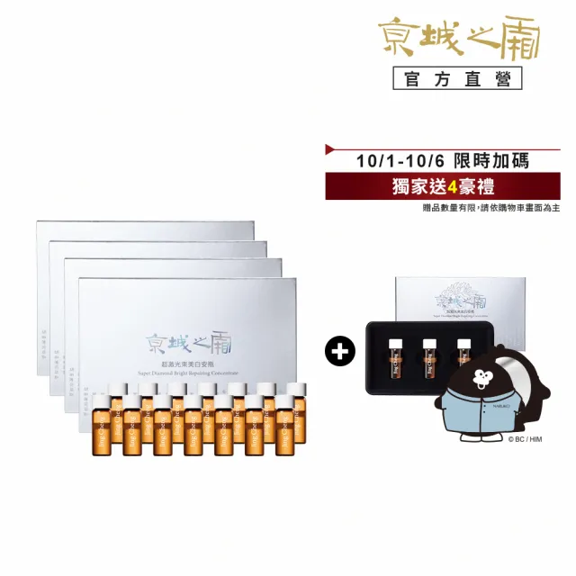 【牛爾京城之霜】★獨家囤貨★超激光束美白安瓶1.5ml x4盒（共56支）(淡斑抗老)