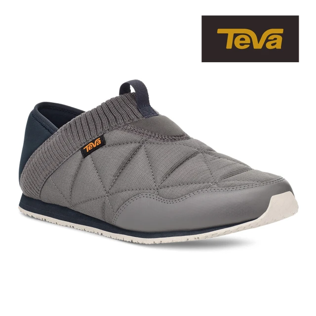 TEVA 男麵包鞋 兩穿式防潑水 保暖 菠蘿麵包鞋/休閒鞋/懶人鞋 ReEmber 原廠(深海鷗灰-TV1125472DGGR)