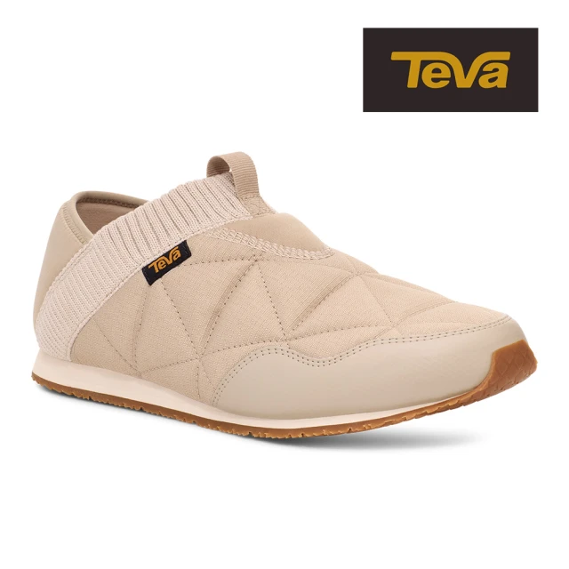 TEVA 男麵包鞋 兩穿式防潑水 保暖 菠蘿麵包鞋/休閒鞋/懶人鞋 ReEmber 原廠(羽毛灰-TV1125472FRGY)