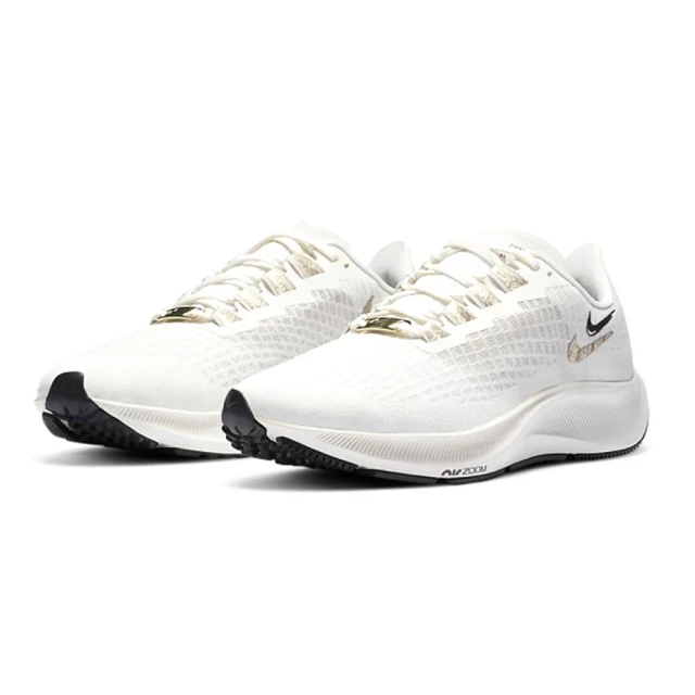 NIKE 耐吉 Nike Air Zoom Pegasus 37 Premium 慢跑鞋 女鞋 白金 氣墊 舒適 穿搭 CZ2872-100