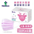 【MEDTECS 美德醫療】美德醫用口罩3盒50片/盒(成人口罩/小臉口罩/大兒童口罩)