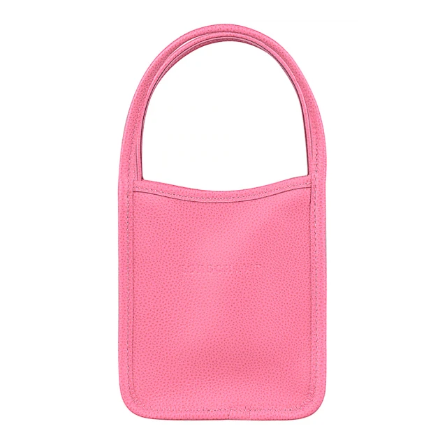 LONGCHAMP LONGCHAMP LE FOULONN☆ LOGO牛皮手提包(迷你/糖果粉)