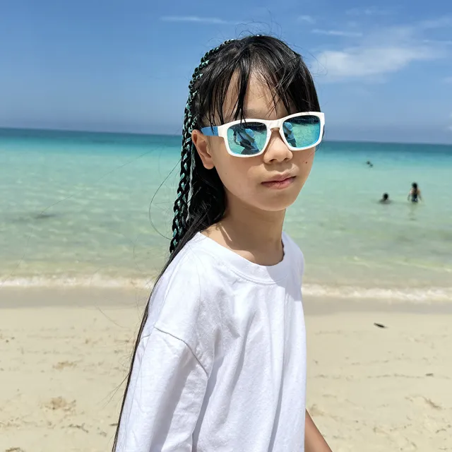 【Loveye】6-14Y兒童偏光太陽眼鏡(台灣製造 UV400抗紫外線 耐凹折彈力鏡架)