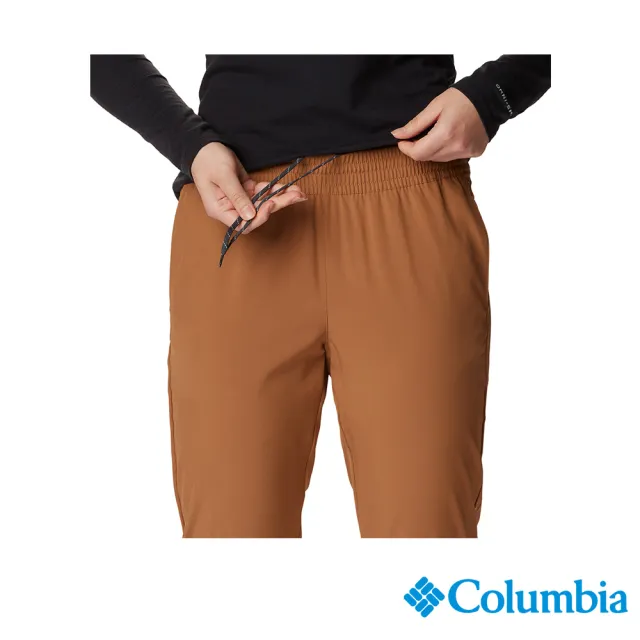 【Columbia 哥倫比亞】女款-快排長褲-棕色(UAR33630BN/IF)