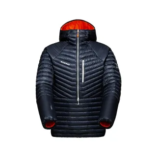 【Mammut 長毛象官方直營】Eiger Speed IN Half Zip Hoodie極限艾格羽絨連帽上衣 夜藍 男款 #1013-03240