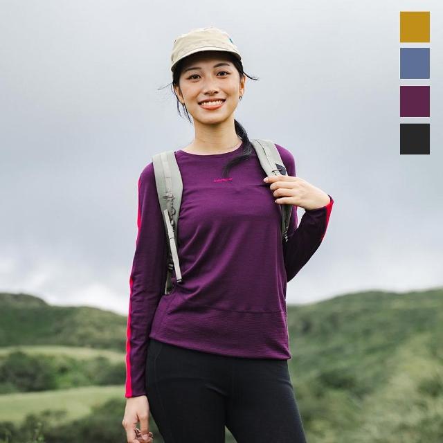 【Icebreaker】女 ZoneKnit☆ 網眼透氣保暖圓領長袖上衣-BF200(IB0A56HD/底層衣/美麗諾羊毛/排汗/登山)