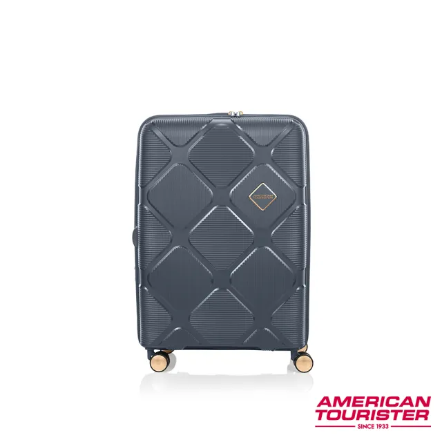 【AMERICAN TOURISTER 美國旅行者】25吋 Instagon 防盜拉鍊可擴充PP避震輪行李箱(多色可選)