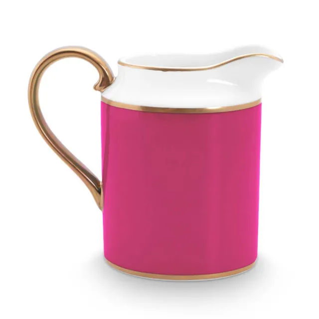 【PIP STUDIO】Chique Gold 牛奶盅260ml-粉(奶盅/奶精杯/牛奶杯/醬料杯/蜂蜜盅)