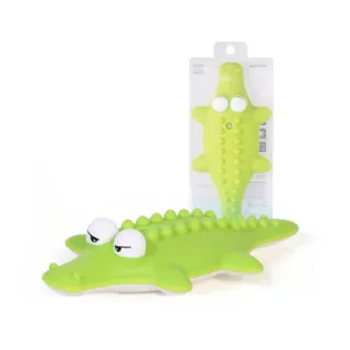 【韓國sillymann】100%鉑金矽膠小鱷魚洗澡玩具