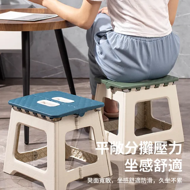 【CAM】家用加厚手提折疊椅 戶外便攜露營凳子 釣魚折疊凳 兒童小板凳 塑膠小椅子 禮物