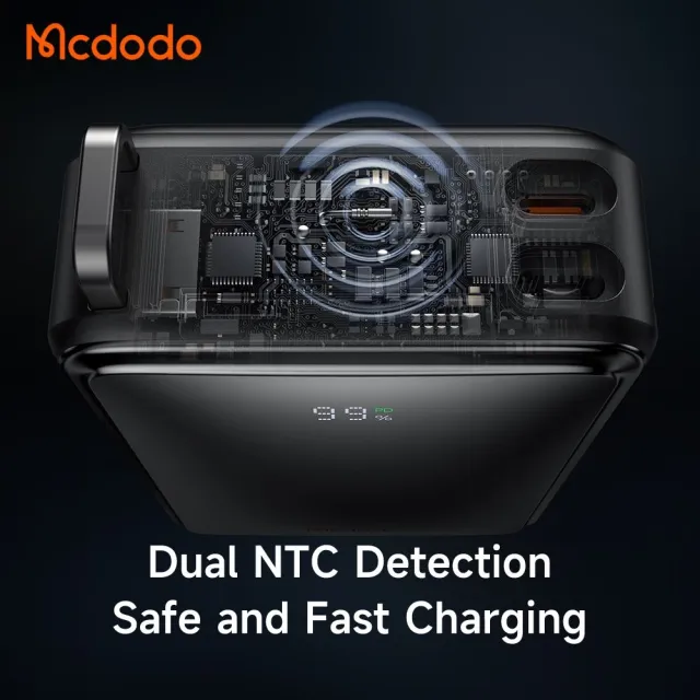 【麥多多 Mcdodo】MC-433 超迷你 20000mAh 67W 急速 3孔 2C1A 行動電源(3.85V/77Wh 可充筆電 自帶100W線)