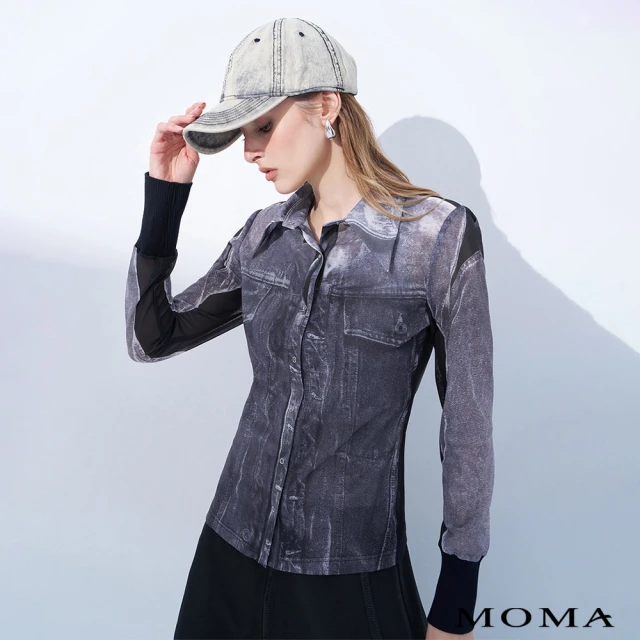 MOMA 親膚小立領針織上衣(兩色)好評推薦