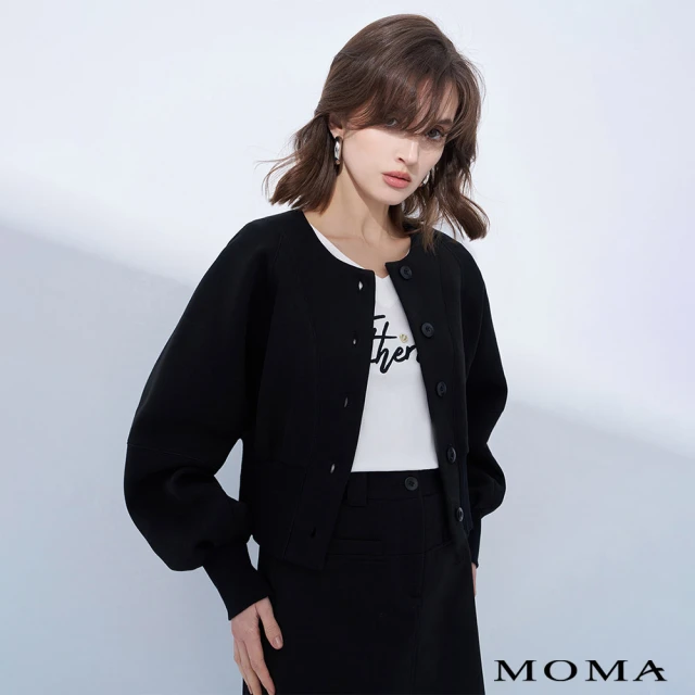 MOMA 秋形象款｜時髦刷色兩穿牛仔外套(藍色)好評推薦