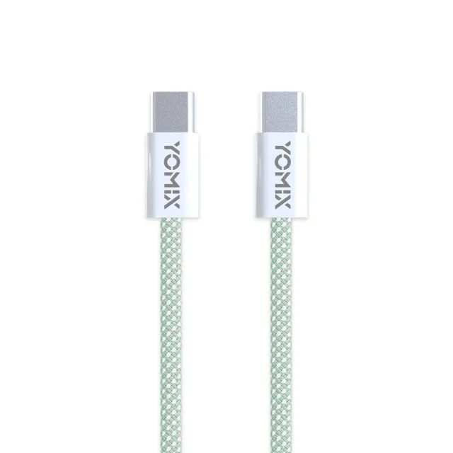 3入組【YOMIX 優迷】1.5M USB-C to USB-C 60W編織快充充電傳輸線(筆電/Android/Switch/支援iphone16快充)