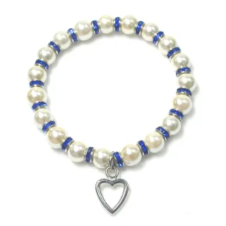 【HEMAKING】藍寶石色黑膽石磁性能量手練(8mm)