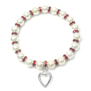 【HEMAKING】紅寶石色黑膽石磁性能量手練(8mm)