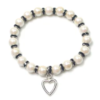 【HEMAKING】黑紫寶石色黑膽石磁性能量手練(8mm)