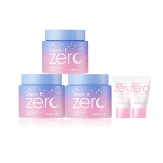 【BANILA CO】Zero零感肌瞬卸凝霜180ml-3入(星空限定款/卸妝霜/卸妝膏)