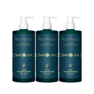 【SAHOLEA 森歐黎漾】淨平衡茶樹精油 控油雙效抗屑洗髮精480ml x3入