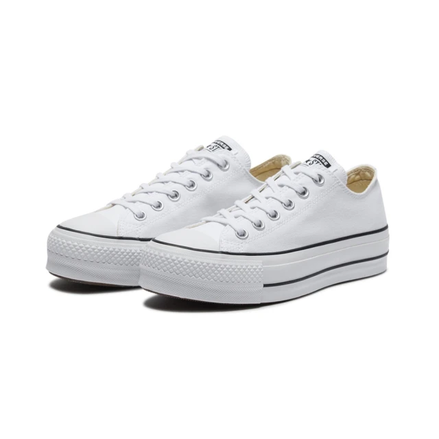 CONVERSE 休閒鞋 女鞋 帆布鞋 運動 低筒 厚底 CTAS LIFT OX WHITE/BLACK/WHITE 白 560251C