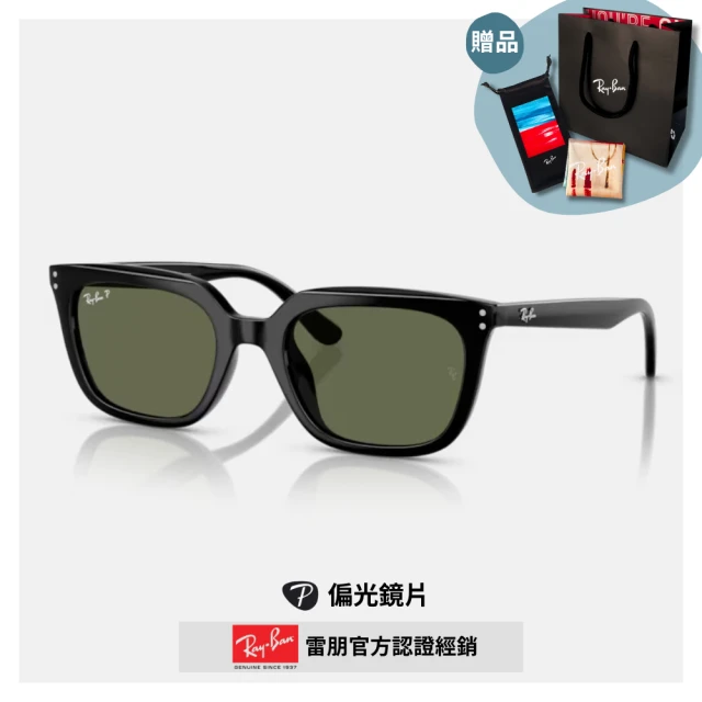 RayBan 雷朋 方形膠框偏光太陽眼鏡(RB4439D-901/9A 54mm)