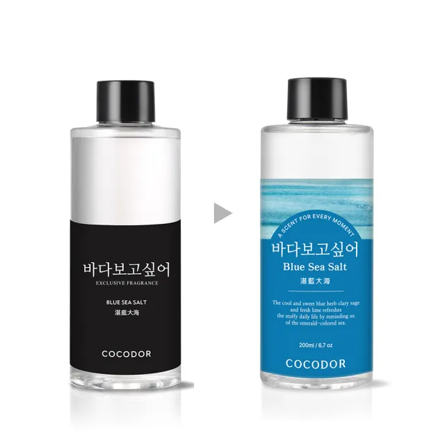 【COCODOR】永生花擴香瓶200ml+擴香補充瓶200ml(2+1超值組/原廠直營)