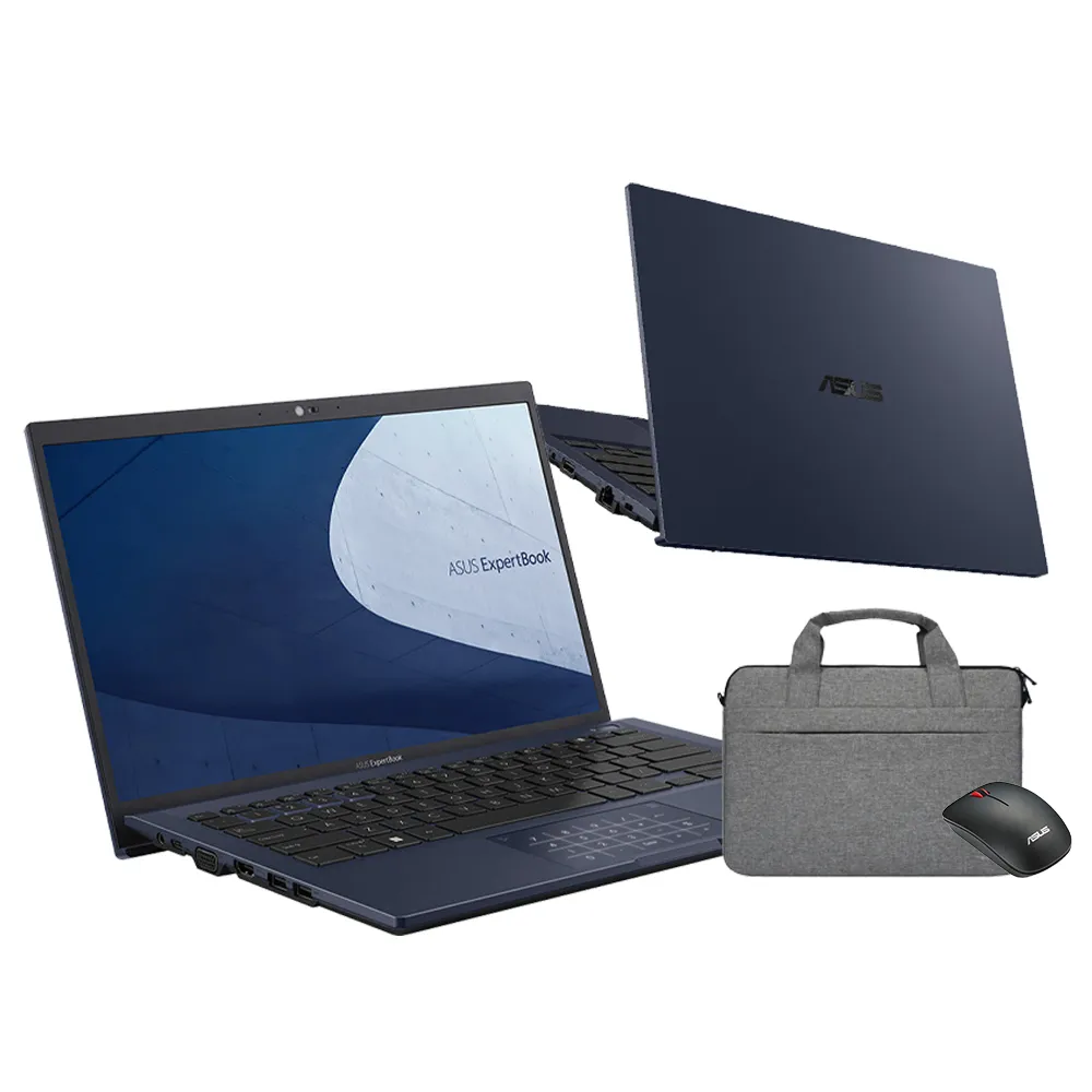 【ASUS】筆電包/滑鼠組★14吋i7商用筆電(B1400CBA-2171A1265U/i7-1265U/16G/1TB SSD/W11P)